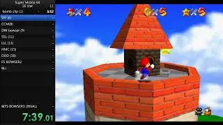 speedrun de Super Mario 64 (sub 30) (nuevo PB)