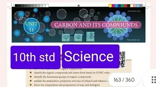 11.Carbon and its Compounds (book back answers) 10th std Science