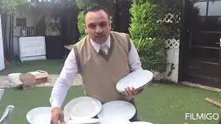 Como cargar una charola de grasa (meseros lopez tijuana)
