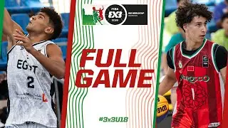 Egypt 🇪🇬 v Morocco 🇲🇦 | Men | Full Pool Game | FIBA 3x3 U18 World Cup 2024