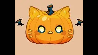 🐈🎃🦇 Halloween PamPam Cat - Free VTuber Asset