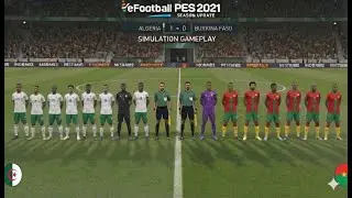 🔴EN DIRECT : Algérie vs Burkina Faso – Match complet PES 2021 en direct ⚽🔥 | ​​📝