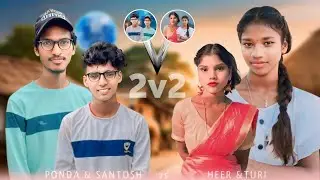 2v2 YT PONDA & YT SANTOSH vs HEER FF & TURI FF | Custom Challenge |