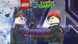 LEGO DC Super Villians - How To Make Black Widow & Hawkeye From Avengers Endgame