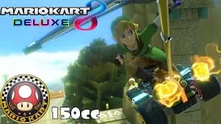 Mario Kart 8 Deluxe: 150cc Mushroom Cup w/ Link [1080 HD]