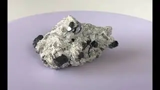 Galena and Sphalerite Crystals on Matrix    2