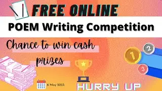Free Online Poem Competition 2023 || Win cash prizes