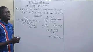 POLYNOMIALS: Long Division of Polynomial Functions (Exclusive)
