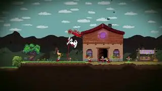 Flying Cows and Crying Farmers in a Pixel Art Game