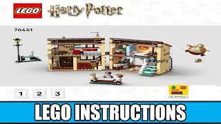 LEGO Instructions - Harry Potter - 76451 - Privet Drive: Aunt Marge's Visit (Book 1)