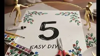 Viral#video#5 ideas 💡🤔#crafts #art #paperwallcraft #art #homedecor  #amazing #please share and like