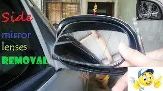 D.I.Y power sidemirror lenses removal (Filipino Commentary)