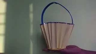 How to Make Beautiful Paper Bucket , kagaj ka bucket, paper ki balti, kagaj se balti banaye