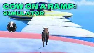 🐄 Cow On A Ramp: Simulator Game, Moo-ve over, Sonic! - Android Gameplay #1