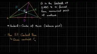 5th Hour Geometry (12/8/25) - Lesson 5.3.1 - Medians and Centroids