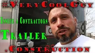 Inside A Contractors Tool Trailer