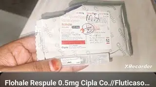 Flohale Respule 0.5mg Cipla Co.//Fluticason Propionate Respirator // DOSES PRICE SIDE-EFFECT REVIEW 