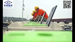 How High Speed Railway Rail Fastening Systems Are Installed? #railwayconstruction #highspeedrail