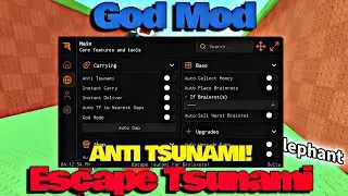 Escape Tsunami For Brainrots Script - GOD MODE, ANTI TSUNAMI, BRAINROT SPAWNER, DUPE BRAINROT