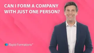 Can I form a company with just one person?