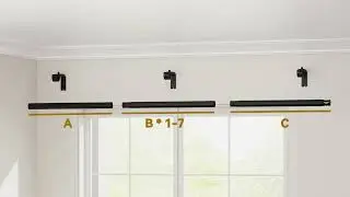 YaFex Curtain Rods Installation Video, YF-1114