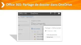 Formation 365 - Partager un dossier avec OneDrive