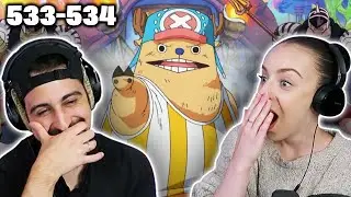 KUNG-FU POINT IS THE CUTEST!! *ONE PIECE* Episodes 533 & 534 REACTIONS!
