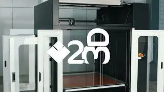 Impressora 3D Industrial: 1000 x 1000 x 1000mm de Volume de Impress&atilde;o. Pe&ccedil;as Gigantes feitas em FDM