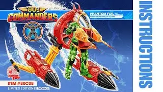 Ramen Toy 80s Commanders PhantomFoil Video Instructions