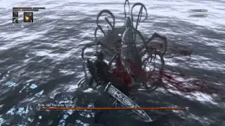 Bloodborne - Moonside Lake: Rom, The Vacuous Spider Bossfight (Solo) Fire Paper, Kin Coldblood x12