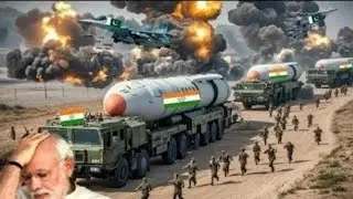 Pakistani Air Attack On Indian Army weapons supply convoy /Pakistan India War- GTA 5 