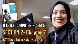 7.7 Trace Table - Activity 7.13
