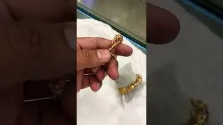Sane as gold kara hand made gold plated #music