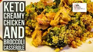 Keto Creamy Chicken and Broccoli Casserole #ketodinner #ketocasseroles #lowcarbcasseroles #lowcarb