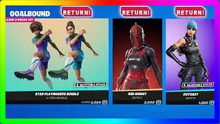 *RETURN* Goalbound Cosmetics, Red Knight, Outcast, & Best Friends! 🍀 (Fortnite Shop) March 27, 2023