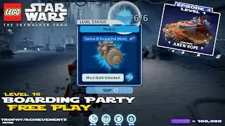 Lego Star Wars The Skywalker Saga: Lvl 16 Boarding Party FREE PLAY - HTG