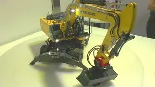 RC WHEEL EXCAVATOR DAMITZ,BIG RC MACHINES