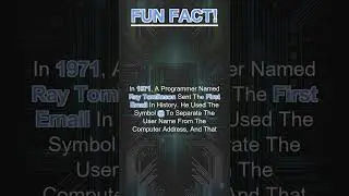15. The World's First Email  #funfact #programmingfacts #email
