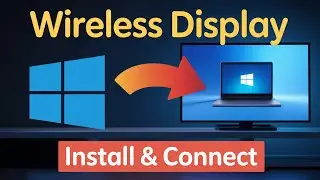 Установите беспроводное приложение Wireless Display в Windows 11 и транслируйте изображение на те...