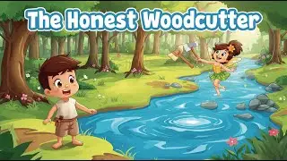 The Honest Woodcutter Story in English | Moral stories for Kids | Bedtime Stories for Children