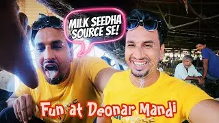 Deonar Bakra Mandi 2025 | Shed Work, Qurbani Goats & Goat Milk Taste!
