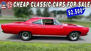 20 Cheap Classic Cars For Sale  Find Out Today