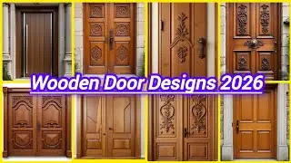 Wooden Door Designs 2026 | Sliding, Folding & Customized Wooden Doors 