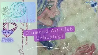 Roseknit39 - Episode 60: Diamond Art Club Unboxing!  #diamondpainting #diamondartclub #dac #unboxing