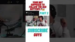 Your not supposed to follow the Red Butterfly PT2😱 #red #butterfly #conspiracy #shorts