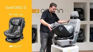 Osann Kinderautositz Swift360 S ECE R129/03, für Kinder von 76 bis 150 cm
