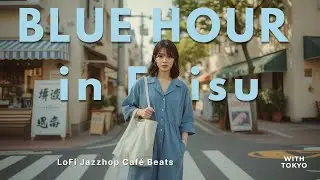 🎧 Blue Hour in Ebisu – Cinematic LoFi Jazzhop Beats to Study, Read & Unwind ☕🌧️