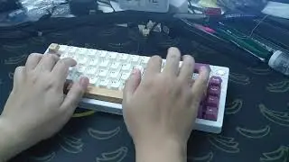 Think65 v2 w/ Black Cherry Pie lubed + film and OEM keycap
