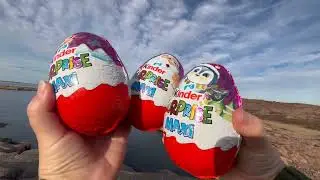 Kinder surprise maxi chocolate eggs Christmas 2024 - pink edition