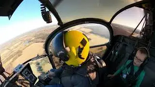 Первый день тренировок на турбированном вертолете Alouette 2.